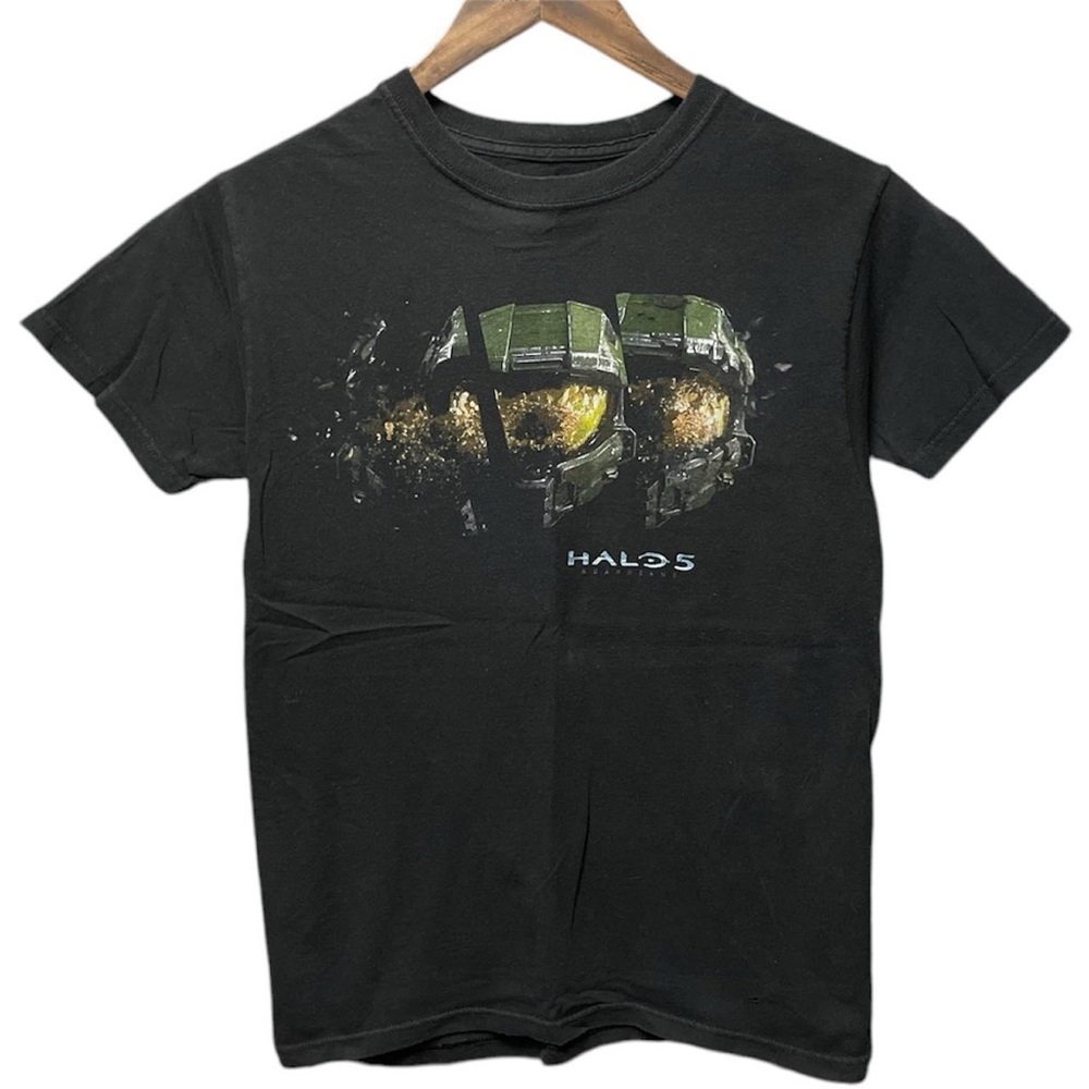 2015 halo five guardians short sleeve crewneck casual video game graphic T-shirt